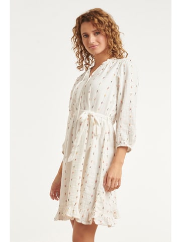 Smashed Lemon Kleid in Weiß