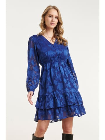 Smashed Lemon Jurk blauw