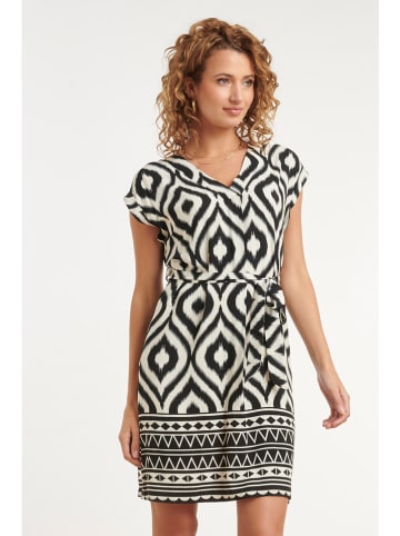 Smashed Lemon Kleid in Schwarz/ Weiß