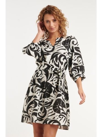 Smashed Lemon Kleid in Schwarz/ Weiß