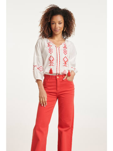 Smashed Lemon Bluse in Weiß