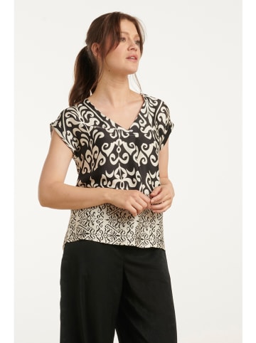 Smashed Lemon Blouse zwart/crème