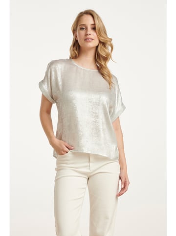 Smashed Lemon Blouse zilverkleurig