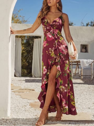 LA Angels Kleid in Bordeaux