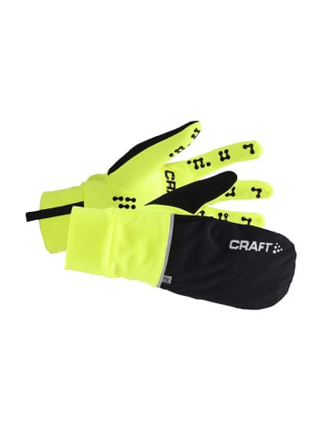 Craft Rękawiczki funkcyjne "Adv Hybrid Weather" w kolorze żółtym