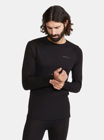 Craft Koszulka termiczna "ADV Wool" w kolorze czarnym