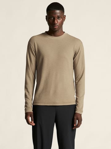 Craft Functionele longsleeve "Wool Waffle" beige