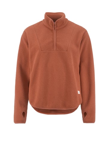 Craft Fleecepullover "Join Pile" in Rostrot