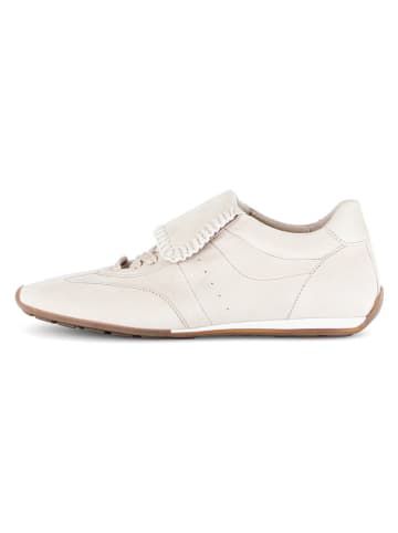 Gabor Leder-Sneakers in Creme