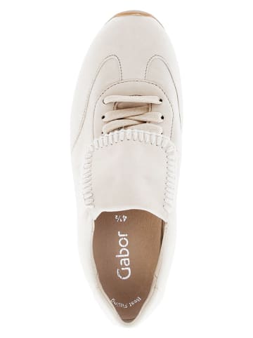 Gabor Leren sneakers crème