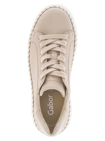 Gabor Leren sneakers beige