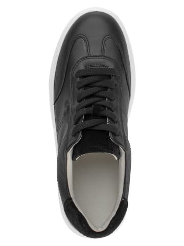 Gabor Leder-Sneakers in Schwarz