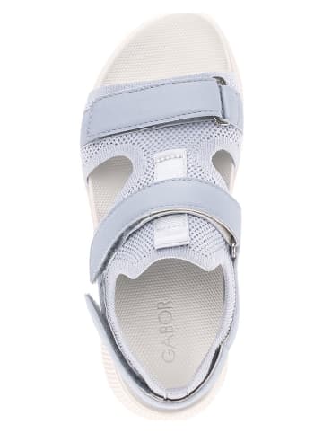 Gabor Leren haksandalen lila