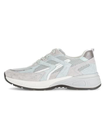Gabor Leren sneakers lichtblauw/grijs