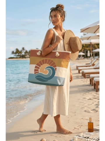 Lucky Bees Strandtas meerkleurig - (B)55 x (H)36 x (D)15 cm