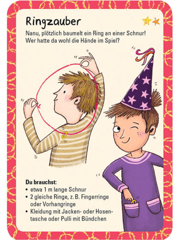 moses. Kartenspiel ''50 Zaubertricks mit Papier und Schnur'' - ab 8 Jahren