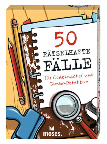moses. Rätselspiel ''50 rätselhafte Fälle'' - ab 6 Jahren