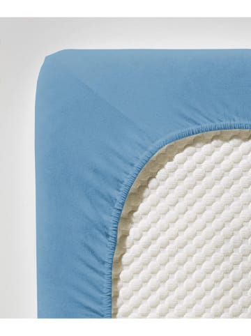 Fleuresse Hoeslaken ''Jenny C'' blauw