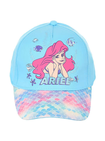 Disney Arielle Czapka "Ariel" w kolorze błękitno-jasnoróżowym