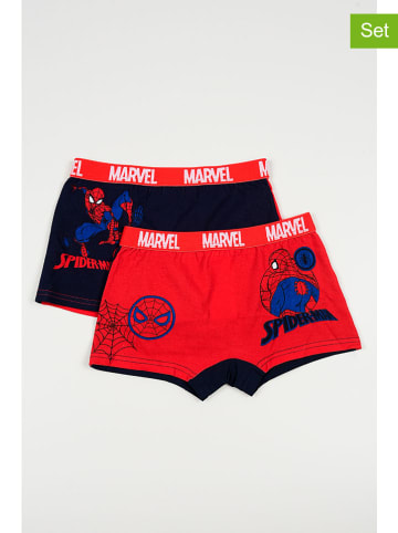 Spiderman Bokserki (2 pary) "Spiderman" w kolorze czerwono-czarnym