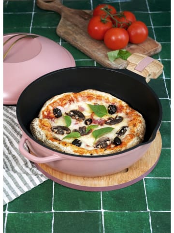 COOKUT 5-częściowy zestaw "La Fabuleuse" w kolorze jasnoróżowym - Ø 28 cm