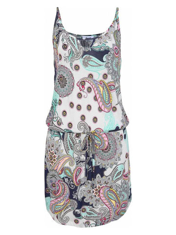 Beach Time Jurk wit/donkerblauw