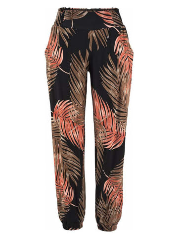 LASCANA Hose in Schwarz/ Camel