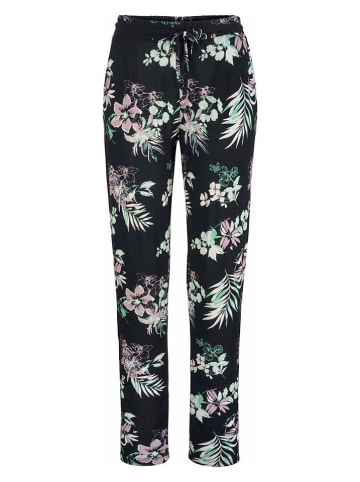 LASCANA Pyjama-Hose in Schwarz