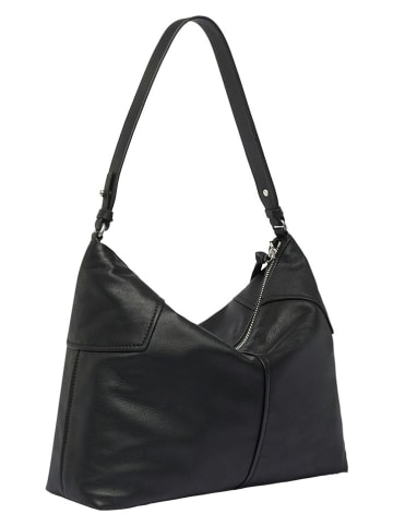 Liebeskind Berlin Leder-Schultertasche "Mila" in Schwarz - (B)25 x (H)25 x (T)11 cm