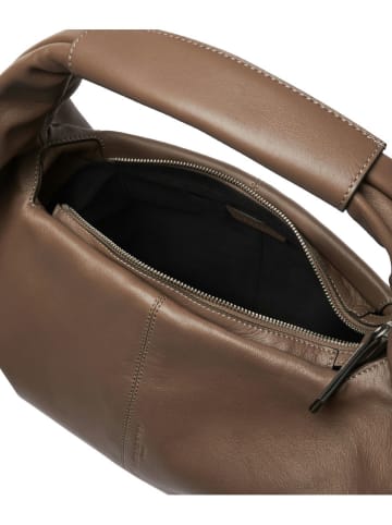 Liebeskind Berlin Leder-Schultertasche "Scarlet" in Hellbraun - (B)45 x (H)25 x (T)10 cm