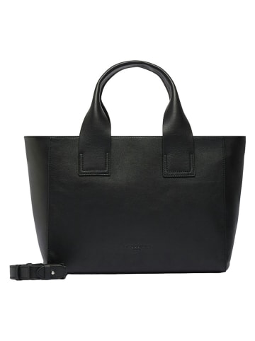 Liebeskind Berlin Skórzana torebka w kolorze czarnym - 35 x 27 x 13 cm