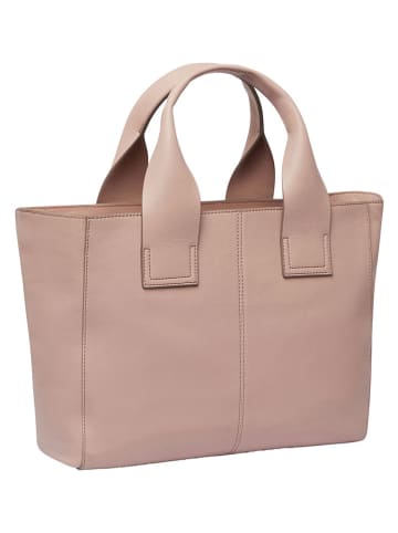 Liebeskind Berlin Skórzana torebka w kolorze beżowym - 35 x 27 x 13 cm