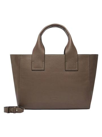 Liebeskind Berlin Skórzana torebka w kolorze jasnobrązowym - 35 x 27 x 13 cm