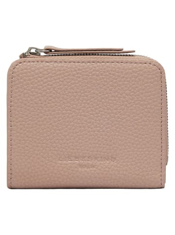 Liebeskind Berlin Leder-Geldbörse in Beige - (B)11 x (H)9 x (T)2 cm