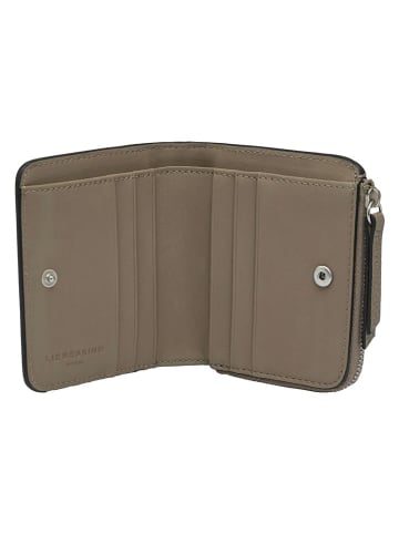 Liebeskind Berlin Leder-Geldbörse in Taupe - (B)11 x (H)9 x (T)2 cm
