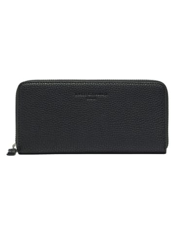 Liebeskind Berlin Leder-Geldbörse in Schwarz - (B)19 x (H)9 x (T)2 cm