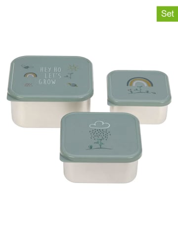 Lässig 3-delige set: lunchboxen "Happy Rascals" turquoise