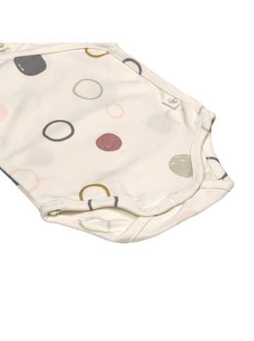Lässig Body "Circles" in Creme