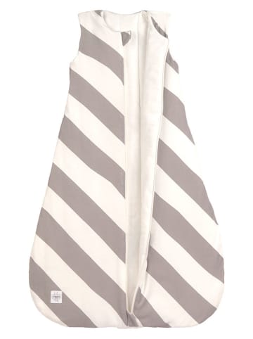 Lässig Schlafsack "Interlock Striped" in Taupe/ Creme - 2,5 TOG