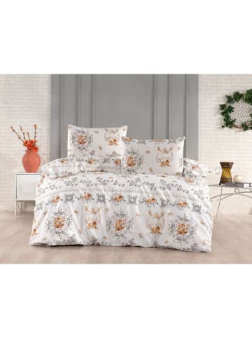 Mijolnir Beddengoedset "Lovelace" grijs/lichtbruin