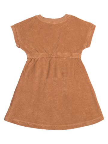Lässig Kleid in Hellbraun