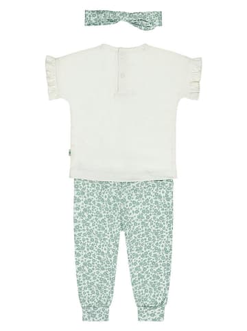 Dirkje 3tlg. Outfit in Creme/ Türkis