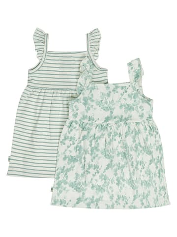 Dirkje 2-delige set: jurken turquoise