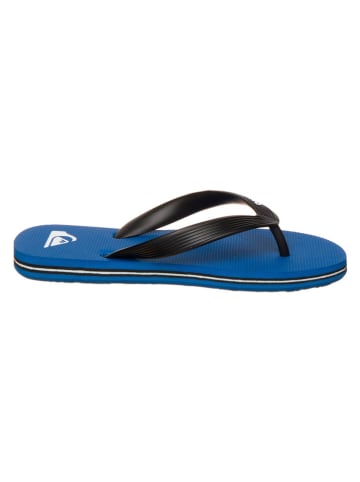 Quiksilver Japonki "Molokai" w kolorze niebiesko-czarnym