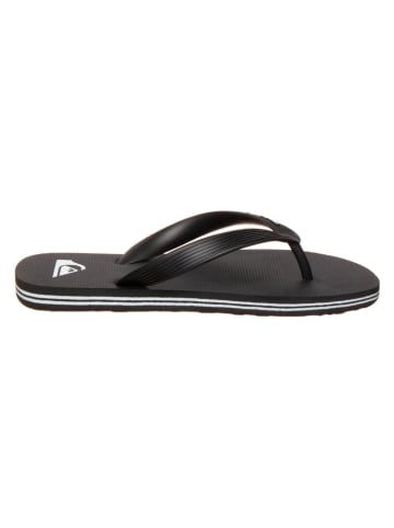 Quiksilver Japonki "Molokai" w kolorze czarnym