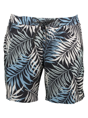 Quiksilver Badeshorts "Wild Fern Volley" in Schwarz