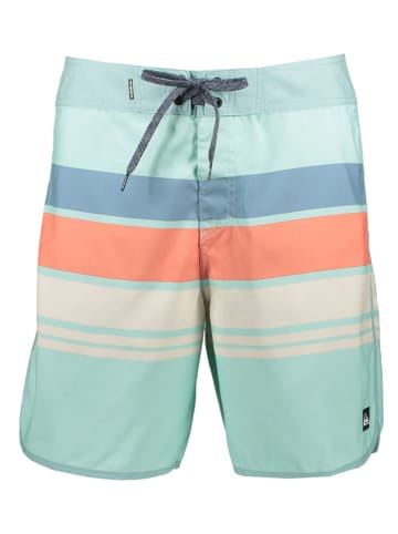 Quiksilver Zwemshorts "Everyday Stripe" lichtblauw/groen