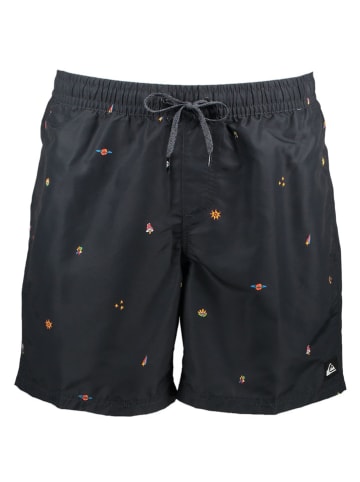 Quiksilver Badeshorts "Remade Mix Volley" in Schwarz