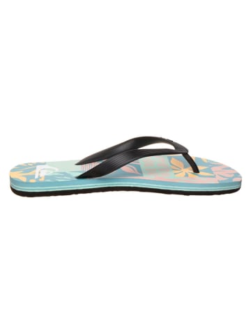 Quiksilver Japonki "Molokai" w kolorze czarno-błękitnym