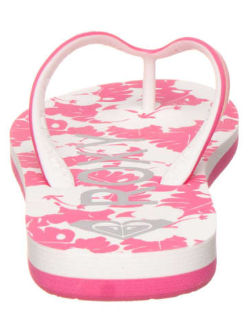 Roxy Teenslippers "Tahiti VII" roze/wit